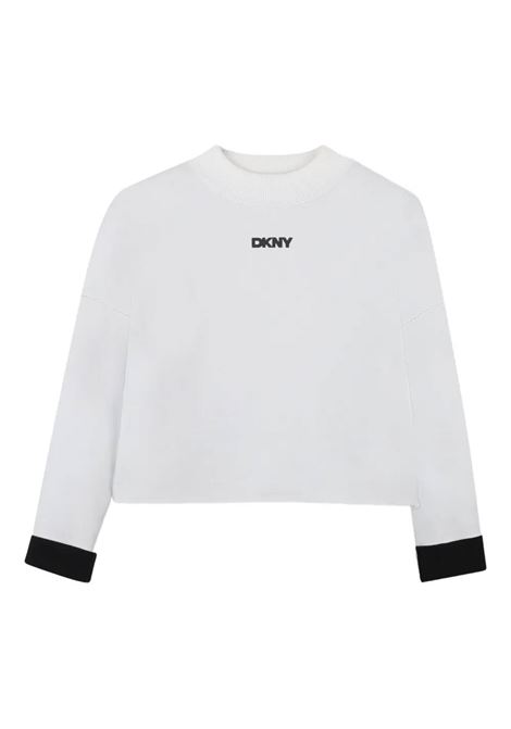 Pull con logo DKNY KIDS | D62379M91
